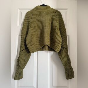Double Zero Olive Green Sweater - Size M